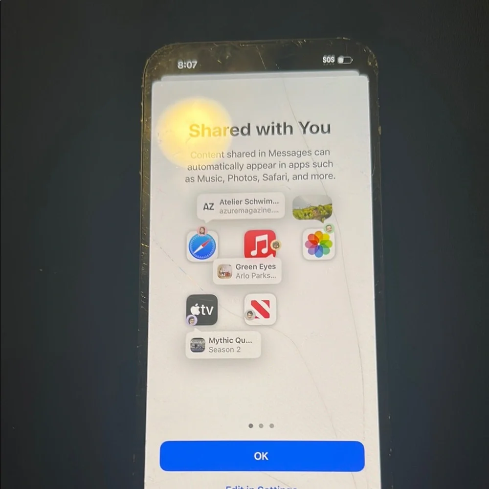 Smartphone with Black Finish
